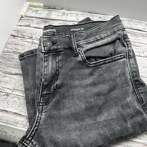 Gray Straight Fit Boys Jeans